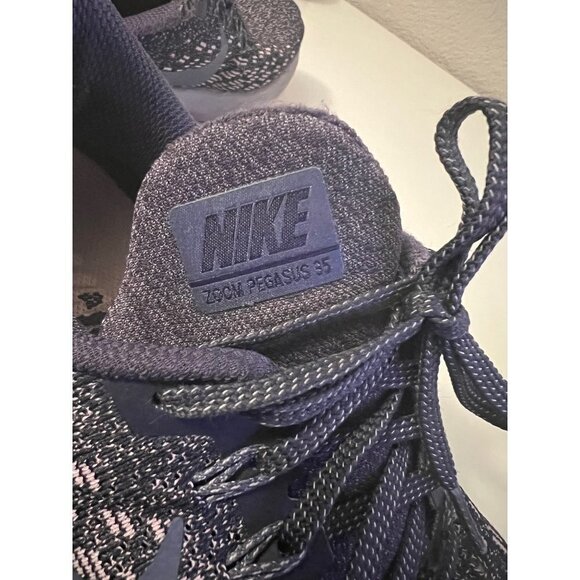 Nike | Air Zoom‎ Pegasus 35 Gray Pink Running Shoes 942855-006 Women's Sz 8 - Picture 7 of 7